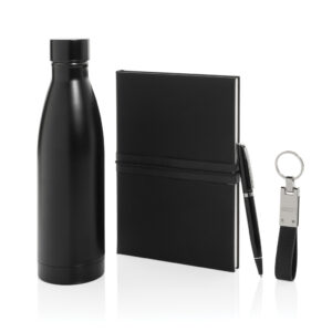 Set cadeau d'affaires luxe avec bouteille Swiss Peak