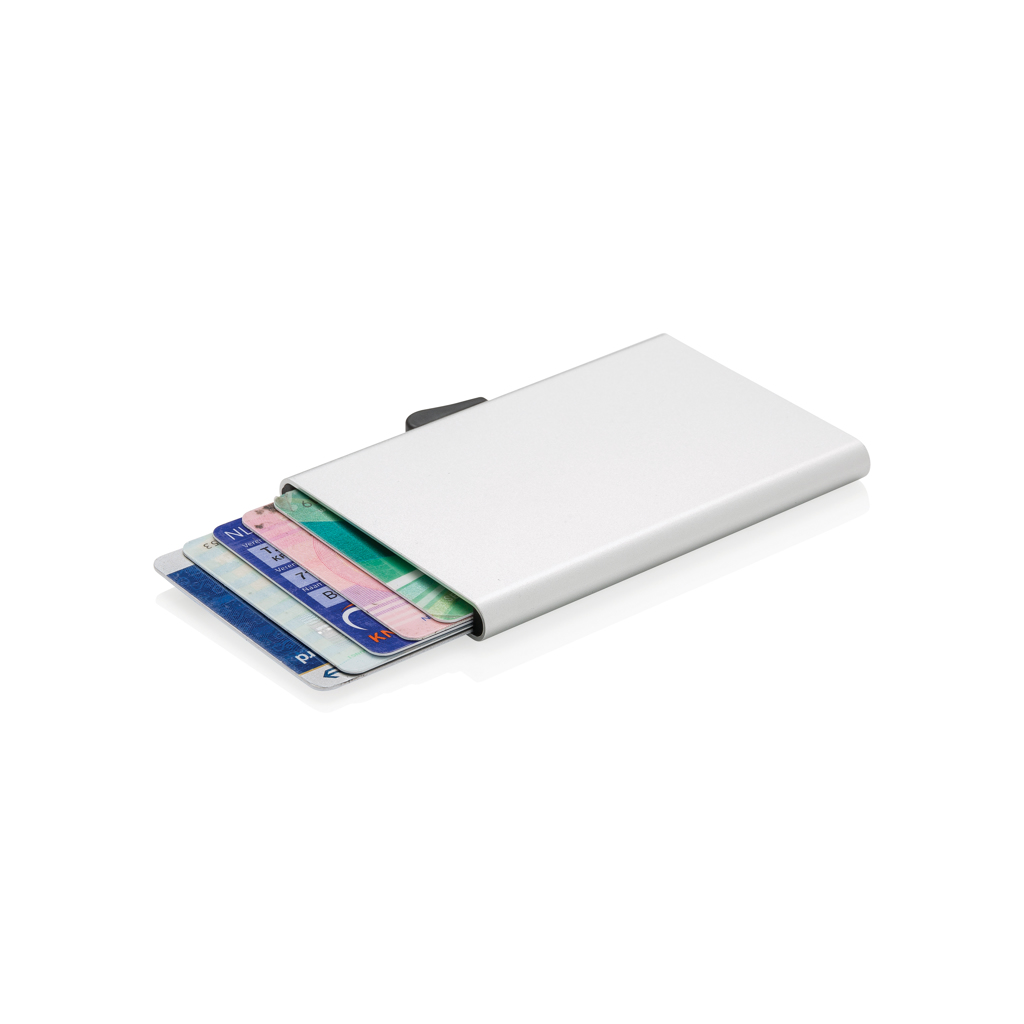 Porte-cartes en aluminium anti RFID C-Secure
