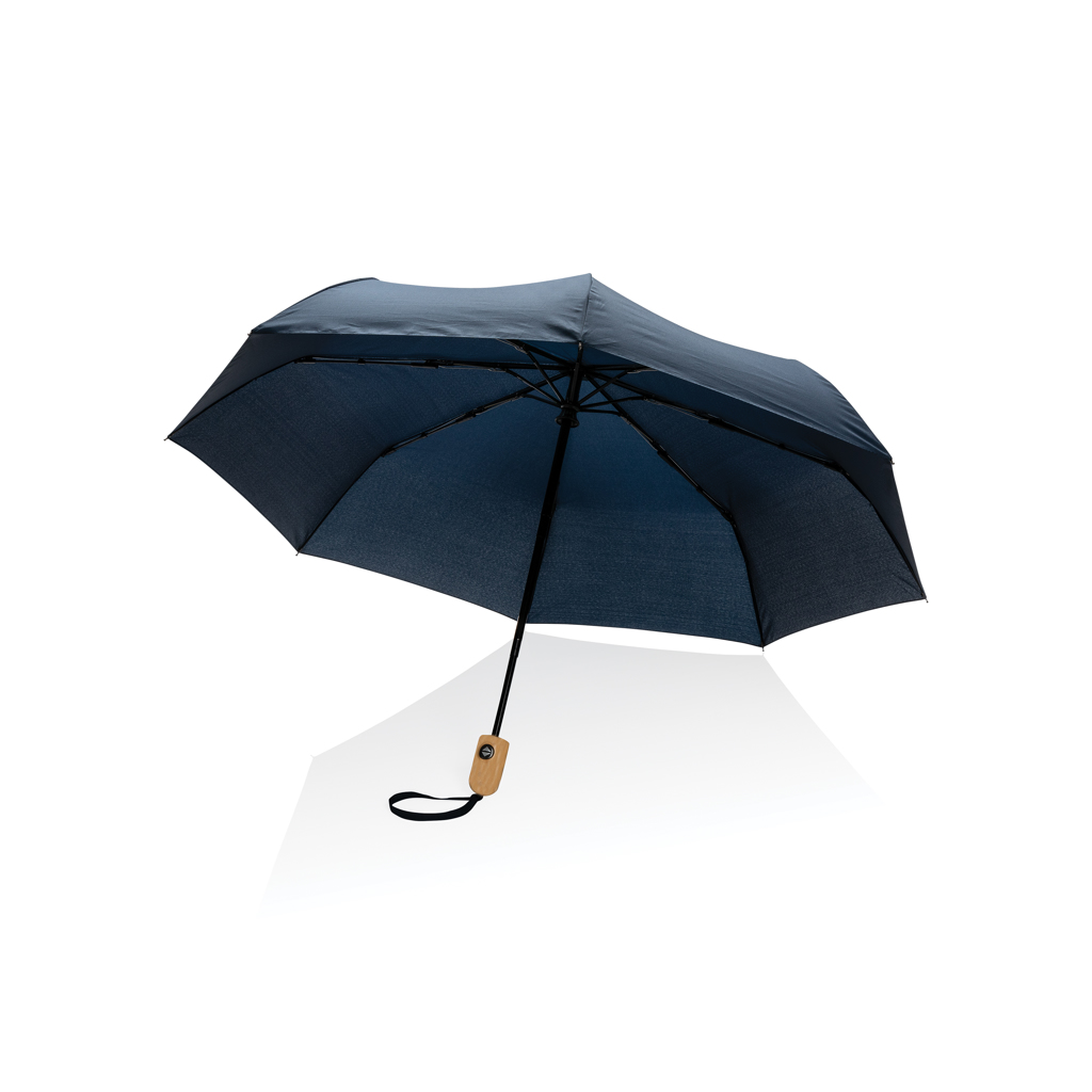 Parapluie 21' automatique rPET 190T et bambou Impact AWARE™
