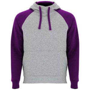 Sweat à capuche Badet unisexe bicolore