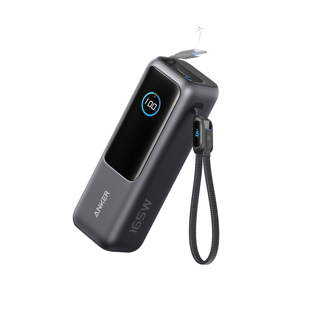 Powerbank 25.000 mAh et 165 W avec câble intégré Anker