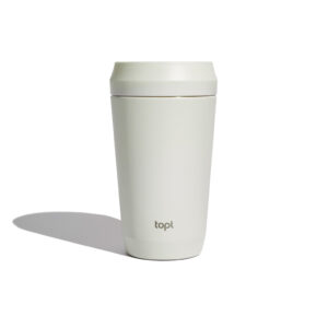 Mug 354 ml avec couvercle 360 en acier recyclé Topl