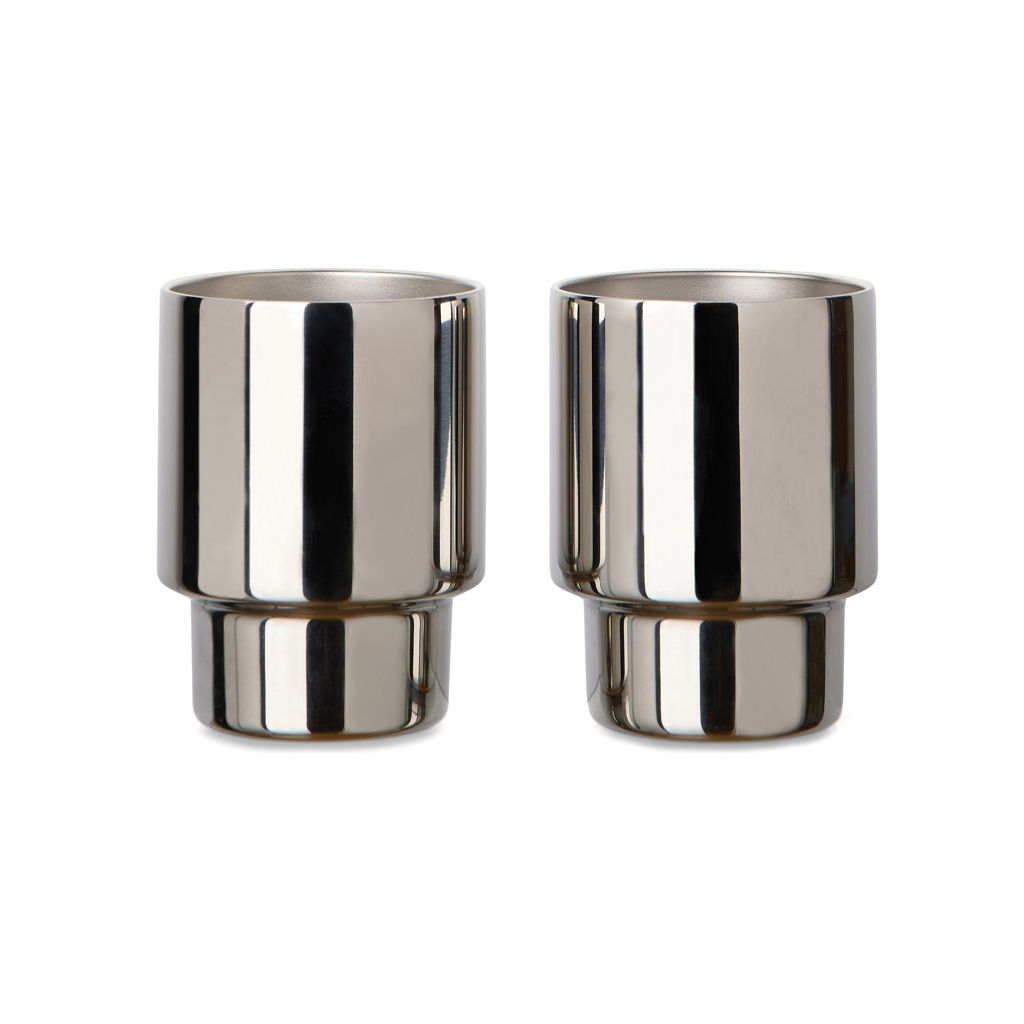 VINGA Set de 2 tasses en acier RCS Nagano