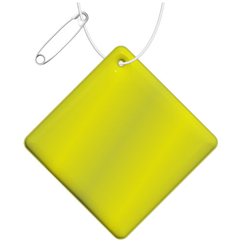 Petite attache réfléchissante en forme de diamant en PVC H-09 RFX™