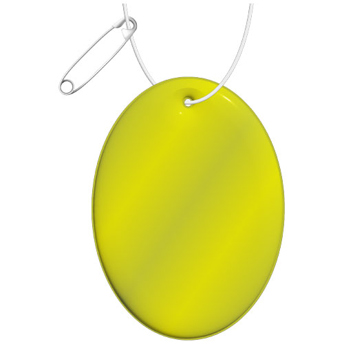 Attache réfléchissante ovale en PVC H-12 RFX™