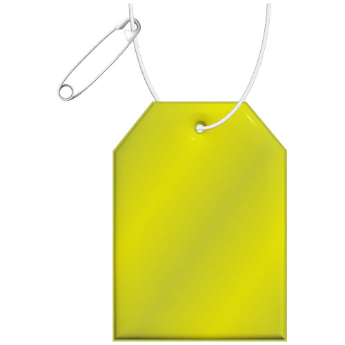 Attache réfléchissante en TPU en forme d'étiquette H-12 RFX™