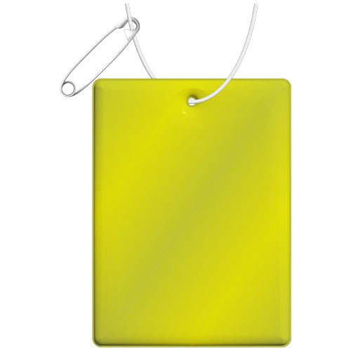 Attache réfléchissante rectangulaire en PVC H-12 RFX™, grand modèle
