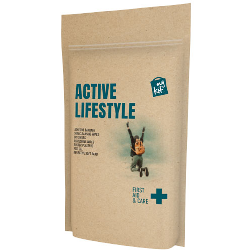 Kit de premiers soins MyKit pour mode de vie actif avec pochette en papier