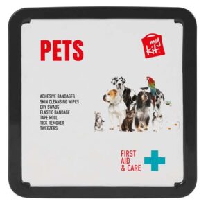 Kit de premiers secours en métal pour animaux de compagnie MyKit