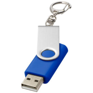 Clé USB rotative avec porte-clés