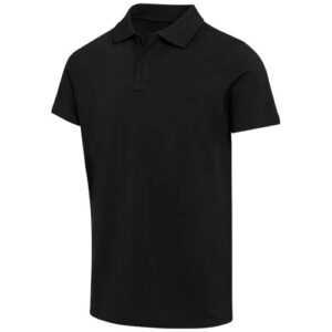 Polo bio recyclé certifié OCS Graphite à manches courtes unisexe de 180 g/m²