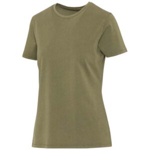 T-shirt femme délavé à manches courtes Nanaimo de 160 g/m2