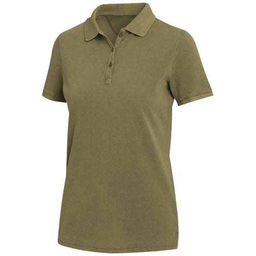 Polo délavé pour femme Calgary de 200 g/m2