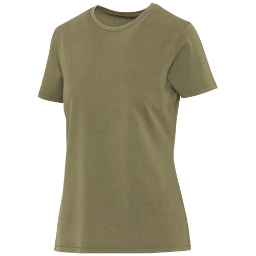 T-shirt femme délavé à manches courtes Nanaimo de 160 g/m2