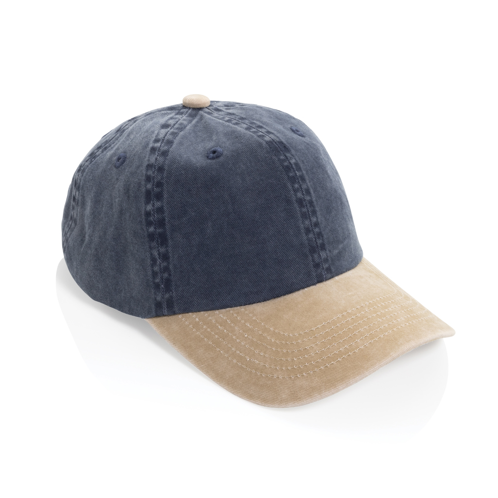 Casquette à 6 panneaux en coton sergé bicolore BEAU AWARE™