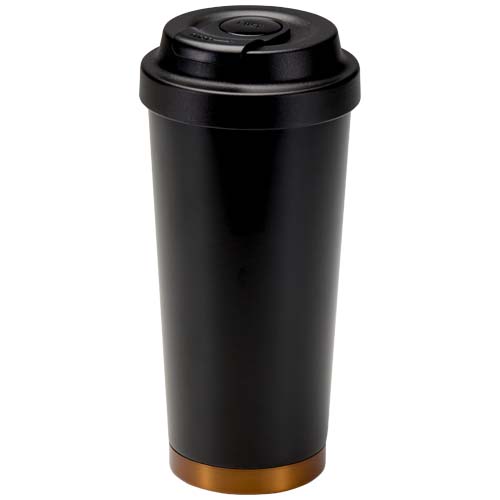 Gobelet isotherme à double paroi en acier inoxydable recyclé RCS Hampton, 480 ml
