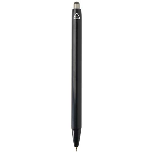 Stylo bille Glen avec double injection recyclé RCS (encre bleue)