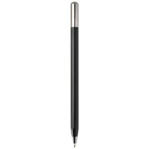 Stylo à bille à mécanisme rotatif SMART en aluminium recyclé (encre noire)