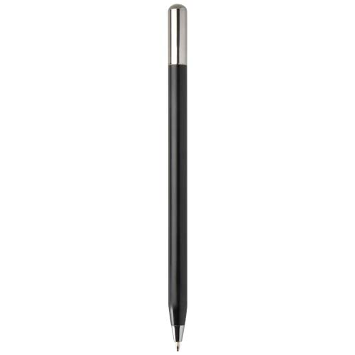 Stylo à bille à mécanisme rotatif SMART en aluminium recyclé (encre noire)