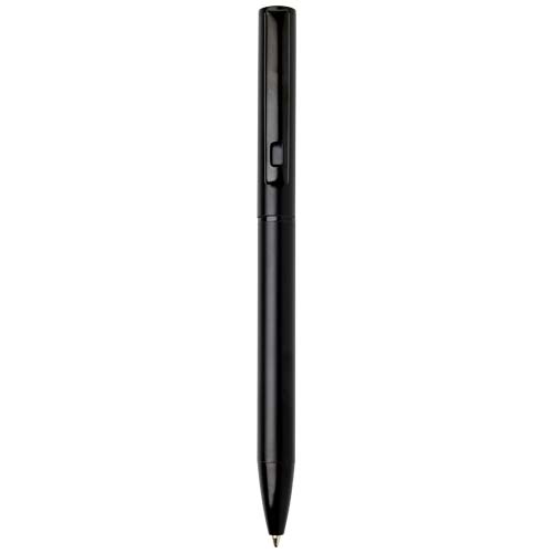 Stylo à bille à ressort en aluminium recyclé Verton avec capuchon (encre bleue)