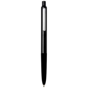 Stylo à bille Soffit en aluminium recyclé, à mécanisme à clic et anodisé (encre bleue)