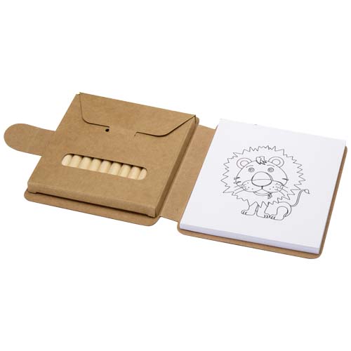 Bloc de dessin Chroma et coffret de crayons