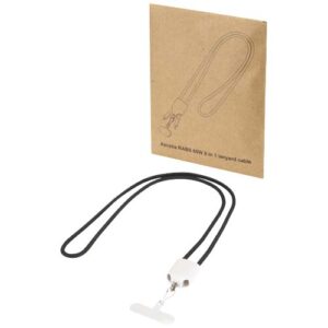 Câble de recharge Ion 65 W 5-en-1 avec lanière en plastique recyclé