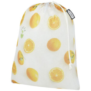 Sac de courses en polyester recyclé de 25 x 32 cm à sublimation