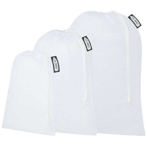 Ensemble de 3 sacs à légumes Rob en PET recyclé avec sublimation