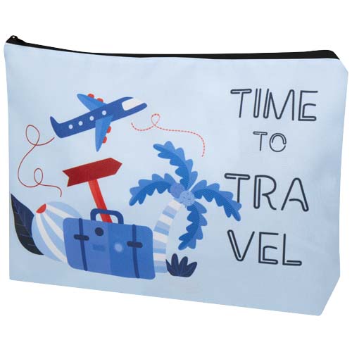 Trousse de voyage Ayla en rPET avec impression par sublimation - grand modèle
