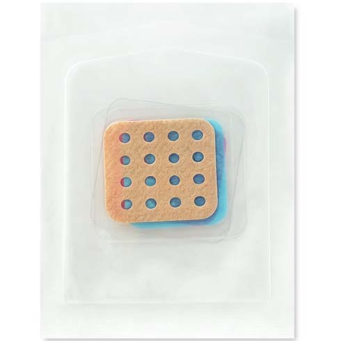 Lot de 3 patchs anti-rayures avec une enveloppe en papier imprimée en couleur
