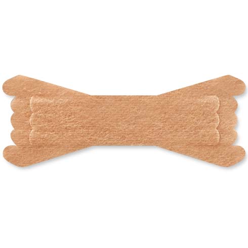 Lot de 2 bandelettes nasales, livrées dans une enveloppe en papier imprimée en couleur