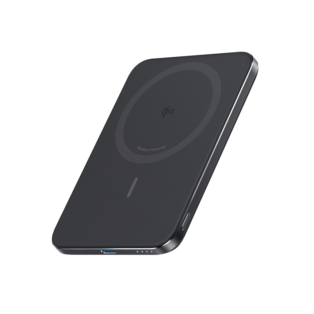 Powerbank 30W avec câble USB-C intégré Anker Nano, noir