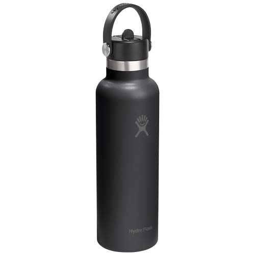 Gourde Hydra Flask à goulot standard, 621 ml, en acier inoxydable isotherme