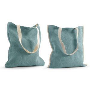 Sac shopping réversible jute lavée TOPDAY