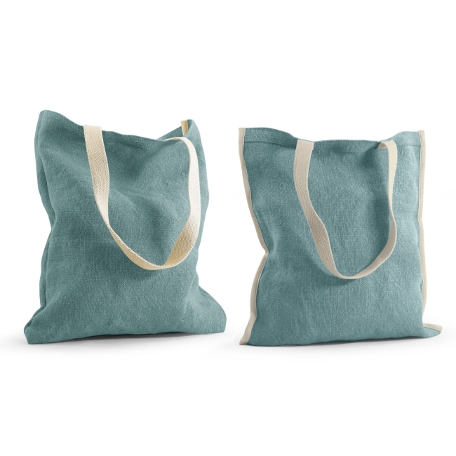 Sac shopping réversible jute lavée TOPDAY