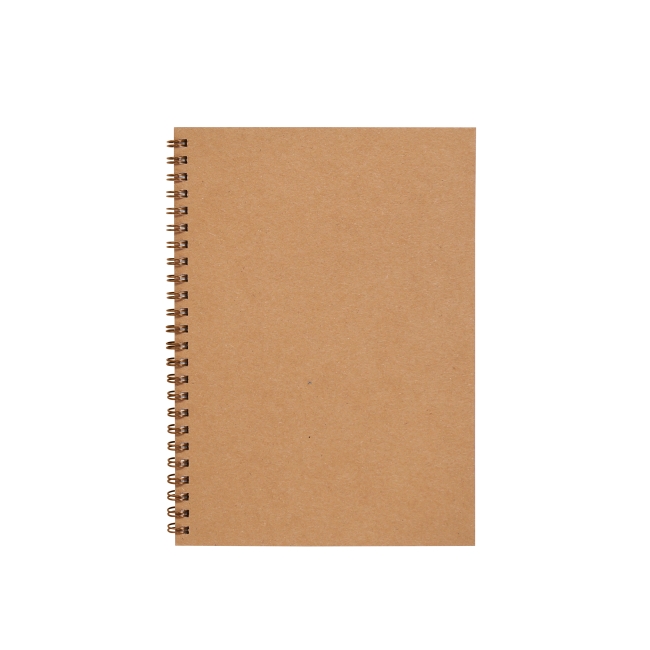 Cahier spirale A5 carton recyclé MEMENTO