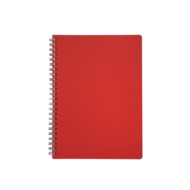 Cahier spirale cuir régénéré A5 LIBER