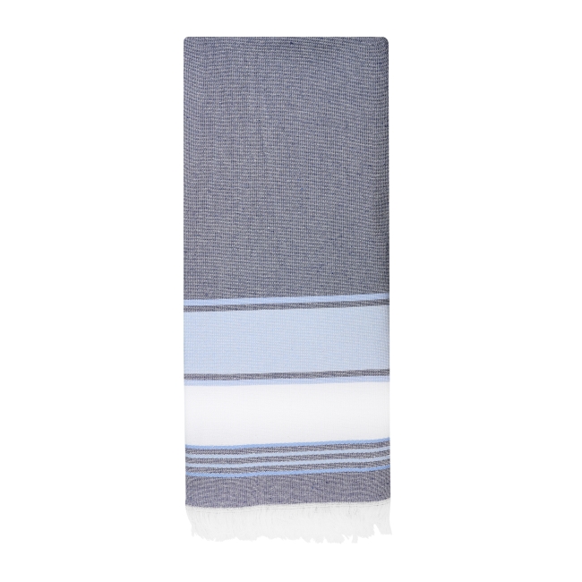 Fouta serviette polycoton recyclé 470g MARINA